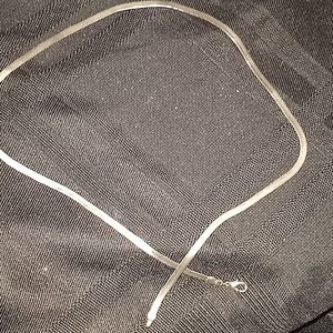 Sterling silver herringbone neckles 18 inches